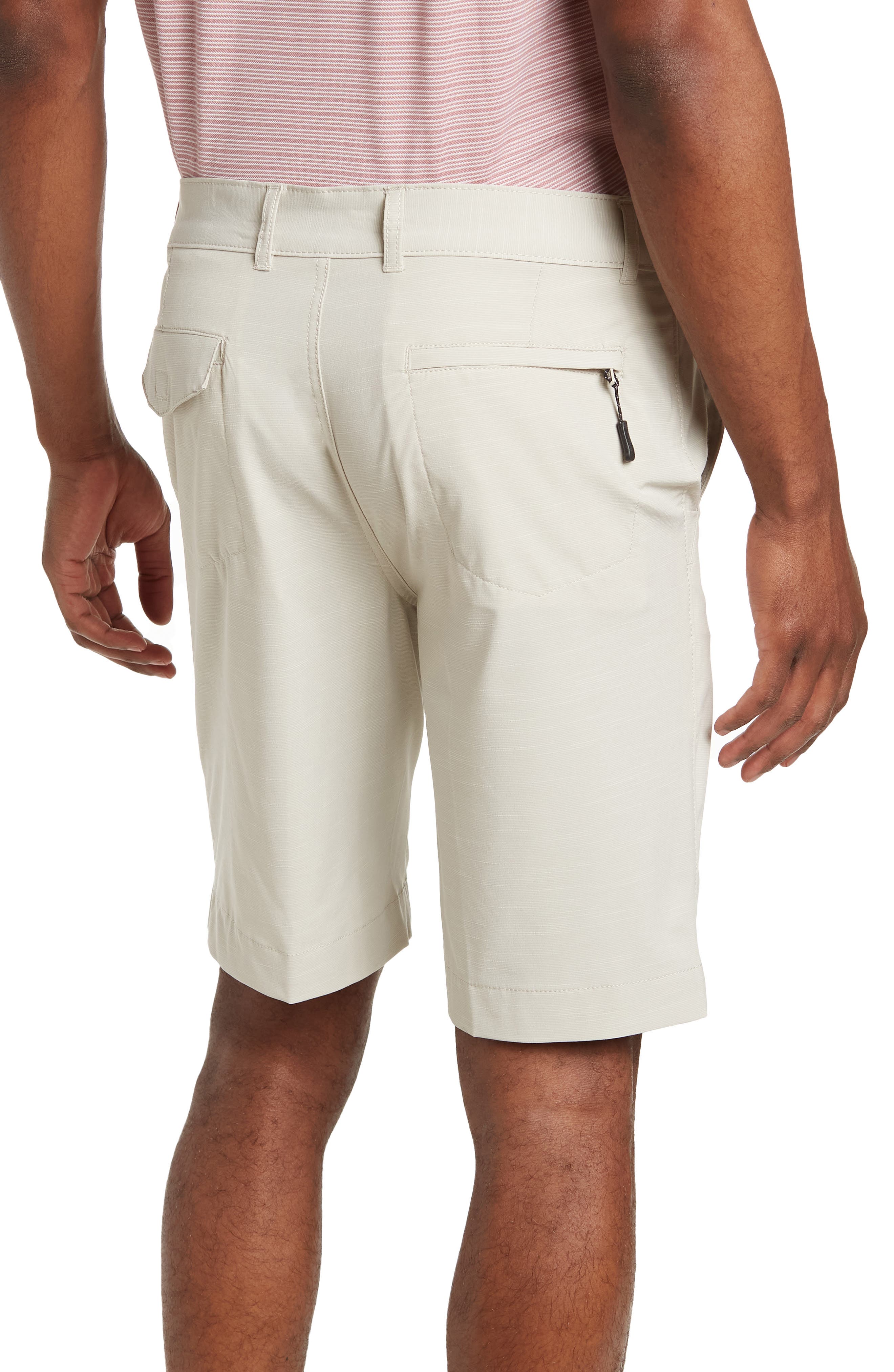 Vintage 1946 Space Dyed Slub Flat Front Shorts (Men) | Nordstromrack
