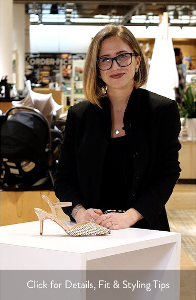 Teena Pointed Toe Ankle Strap Pump, sales video thumbnail