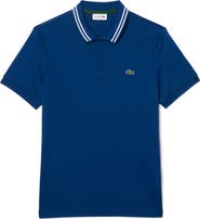 Lacoste Regular Fit Tipped Cotton Polo