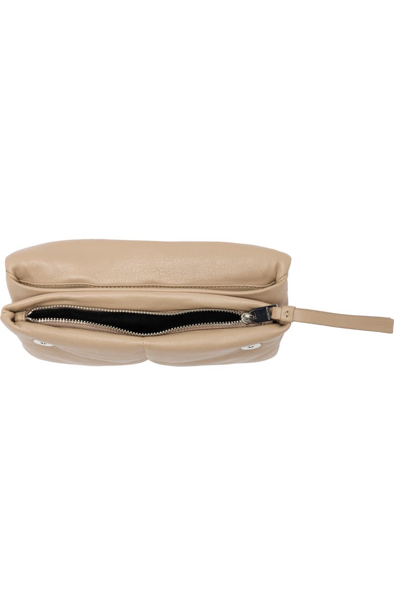 AllSaints Ezra Quilted Crossbody Bag, Alternate, color, Mink Brown
