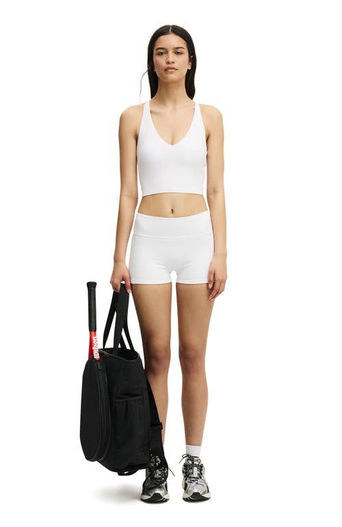 Cotton On Body Active Ultra Soft Cross Back Tank In White