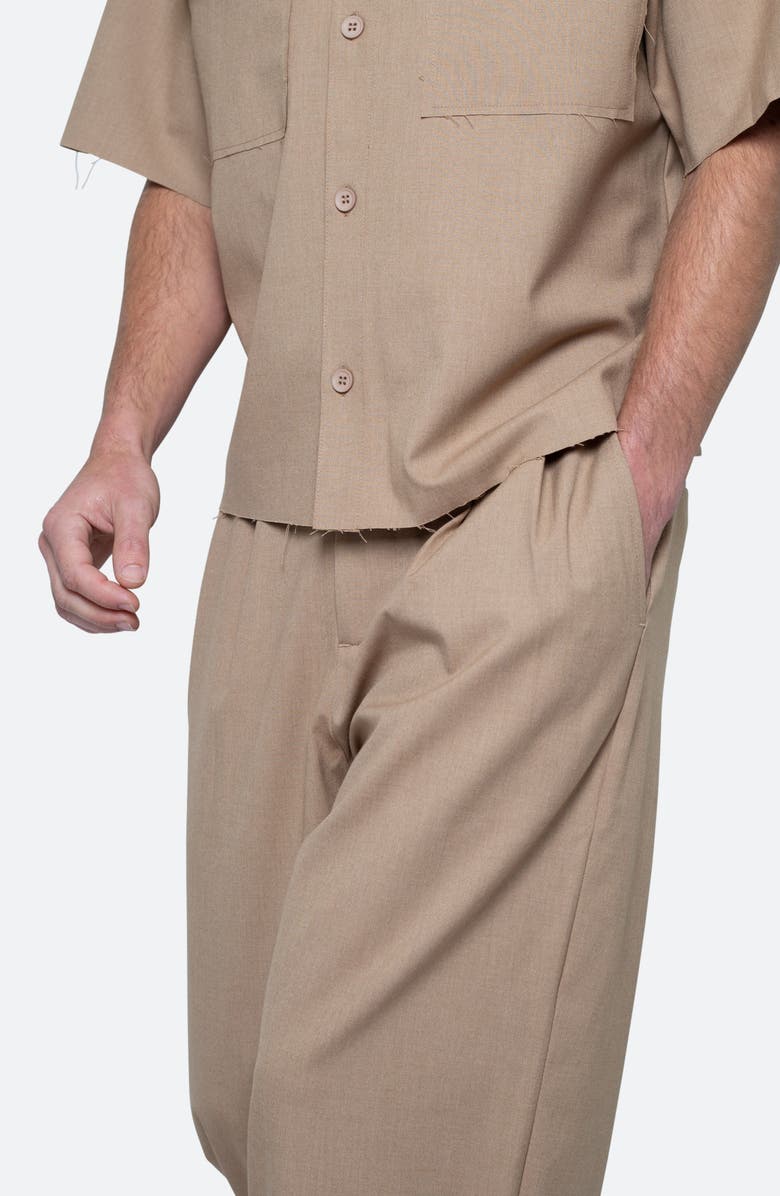 mnml Baggy Pleated Pants, Alternate, color, Khaki