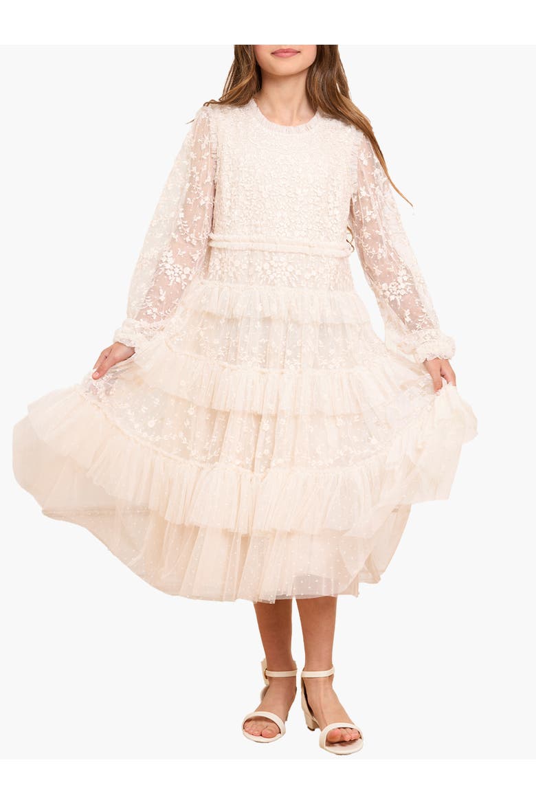 Blossom Lace Kids DressToddler, Little Kid, Big Kid, Main, color, Cream
