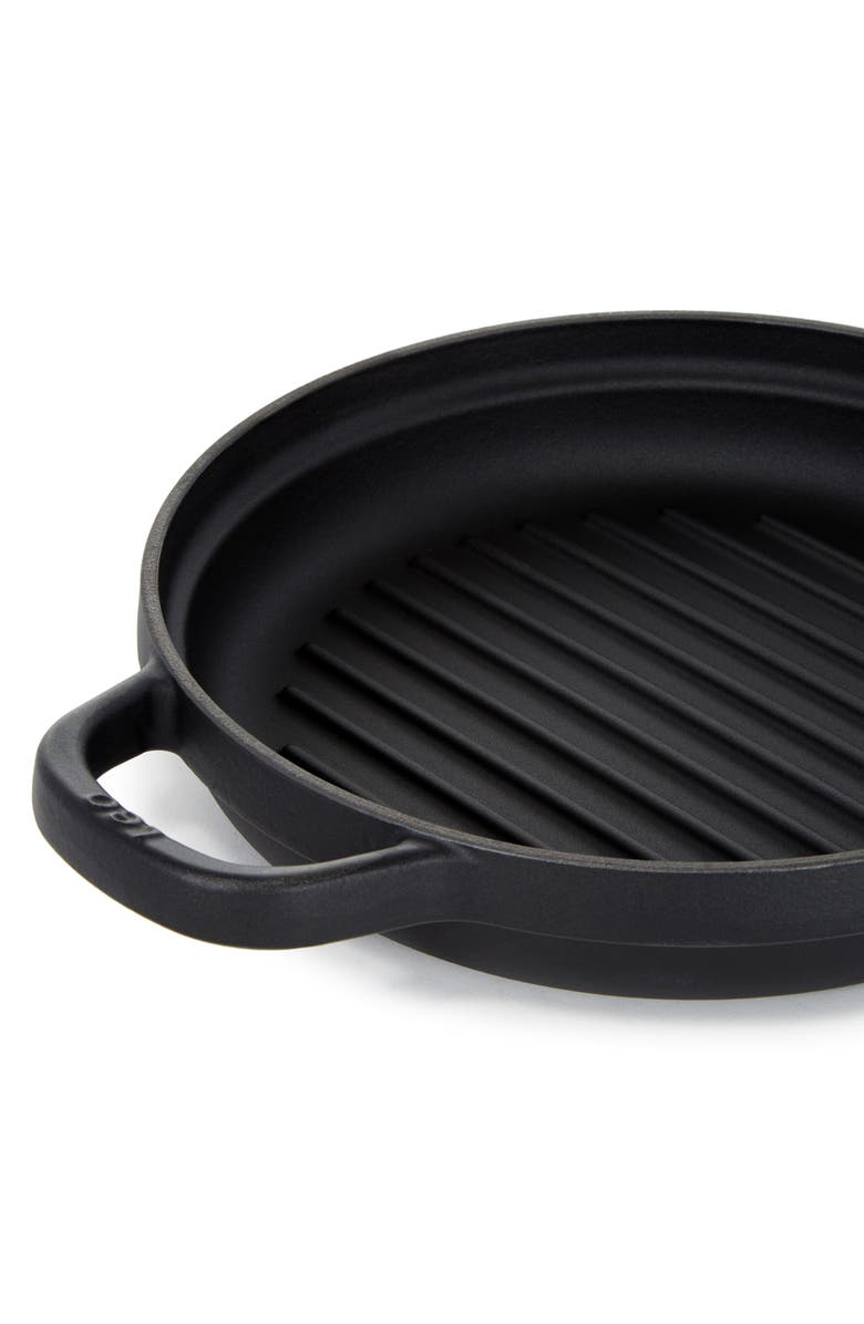 BergHOFF Leo Graphite Cast Iron Grill Pan, Alternate, color, Black