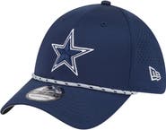 New Era Men's New Era Navy Dallas Cowboys Featherweight Poly Rope Flex 39Thirty Hat