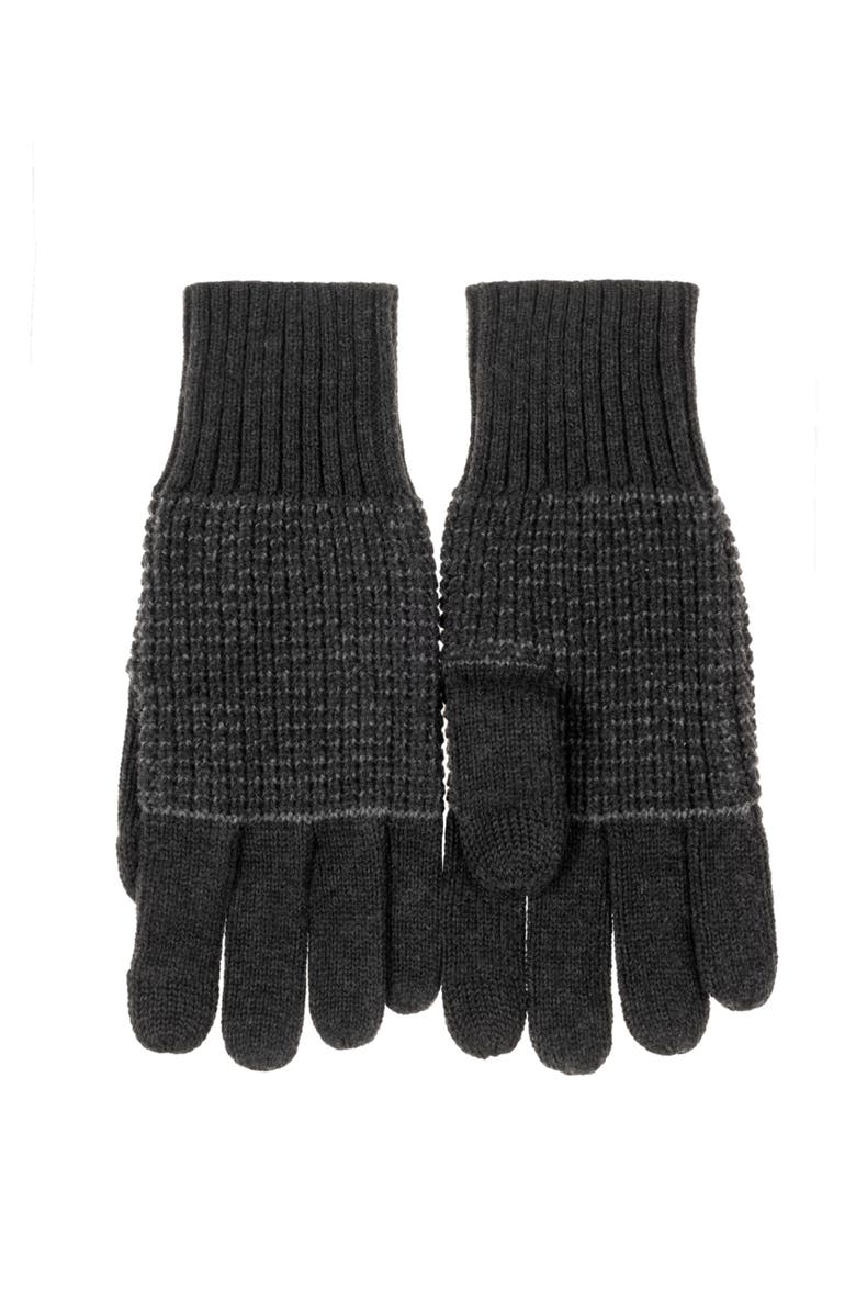 Faherty Winter Waffle Glove, Alternate, color, Ash
