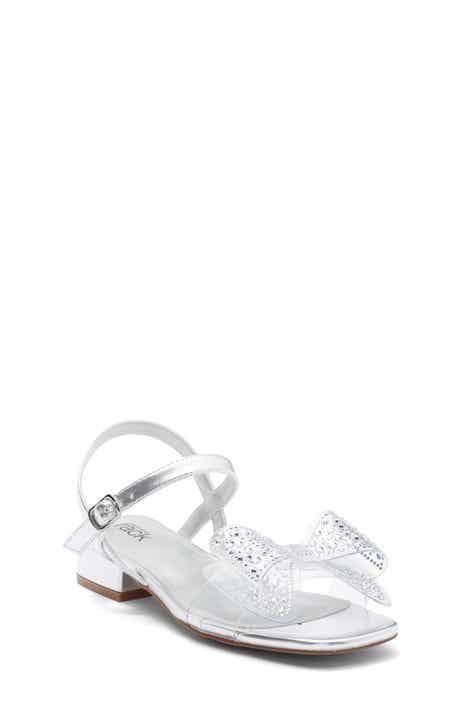 NORDSTROM RACK Kids' Samantha Clear Heel Sandal