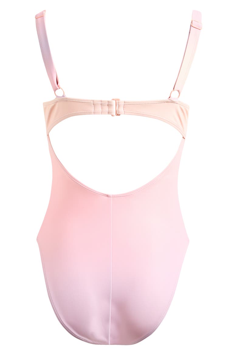Sunset Underwire One-Piece Swimsuit, Alternate, color, SUNSET GRADIENT004