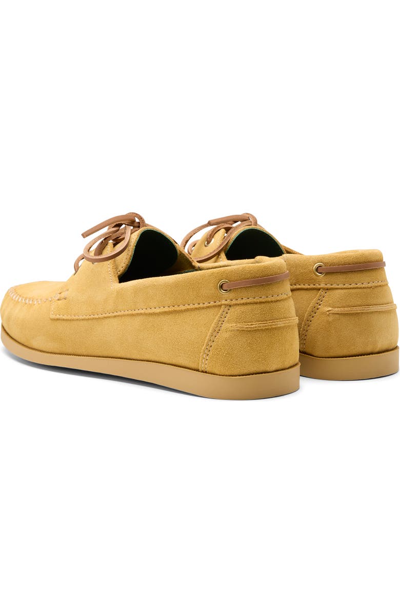 VINNY'S Boatman Boat Shoe, Alternate, color, Sand Suede