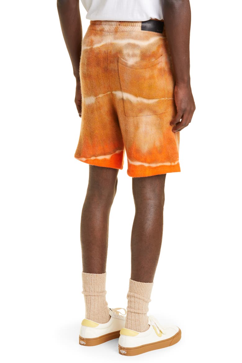 TIE DYE SHORTS, Alternate, color, ORANGE