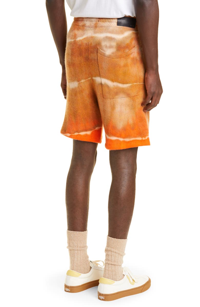 AMIRI TIE DYE SHORTS, Alternate, color, Orange
