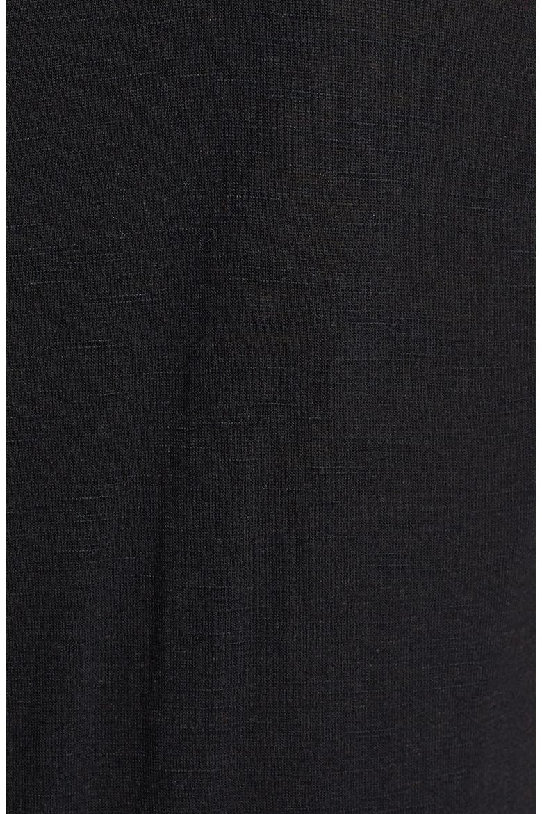 Chloe K Lace Trim Tunic Tank, Alternate, color, BLACK