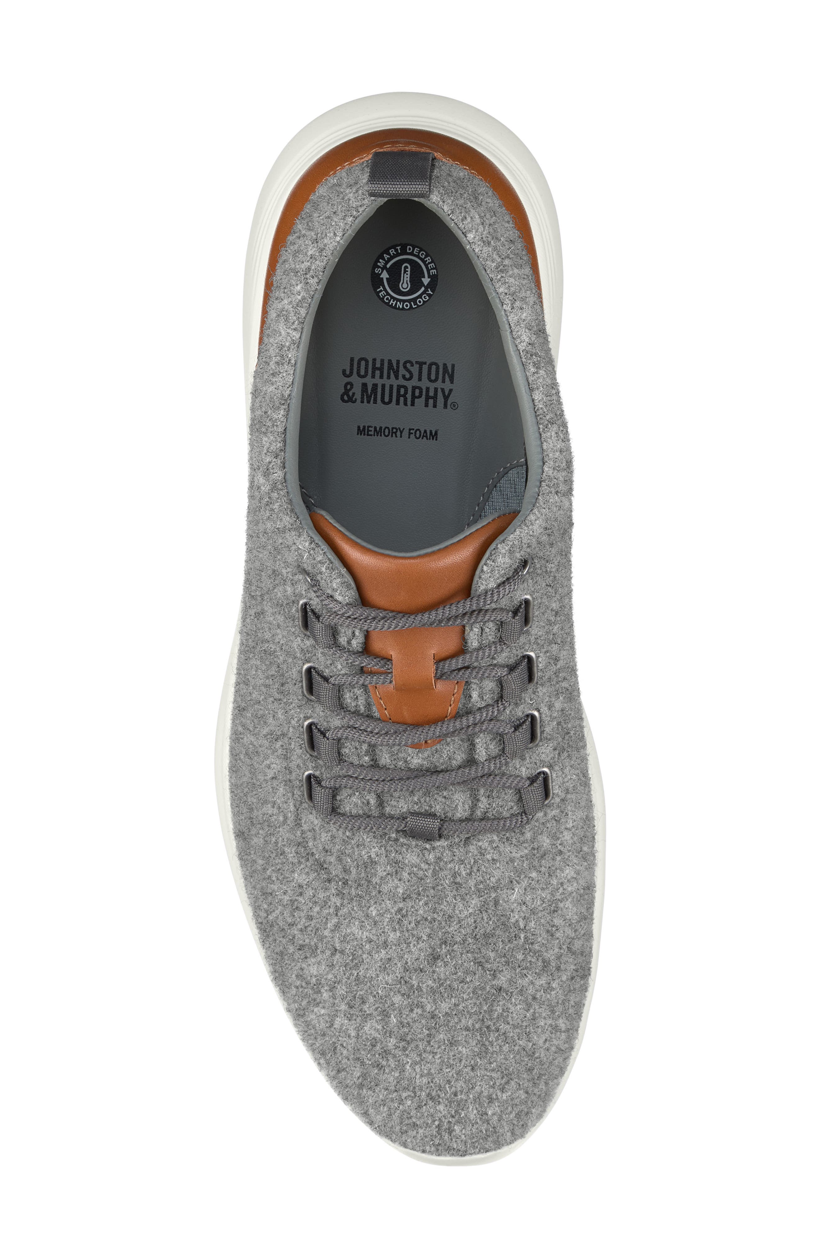 Johnston & Murphy Amherst U-Throat Wool Sneaker, Alternate, color, 