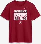 Nike Men's Nike Crimson Alabama Crimson Tide 2026 Sideline Dri-FIT Slogan T-Shirt