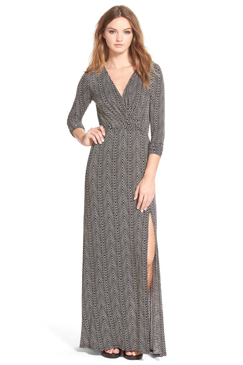 'Nairobi' Maxi Dress, Main, color, BLACK