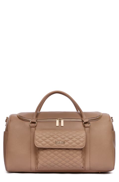 Monaco Faux Leather Travel Bag