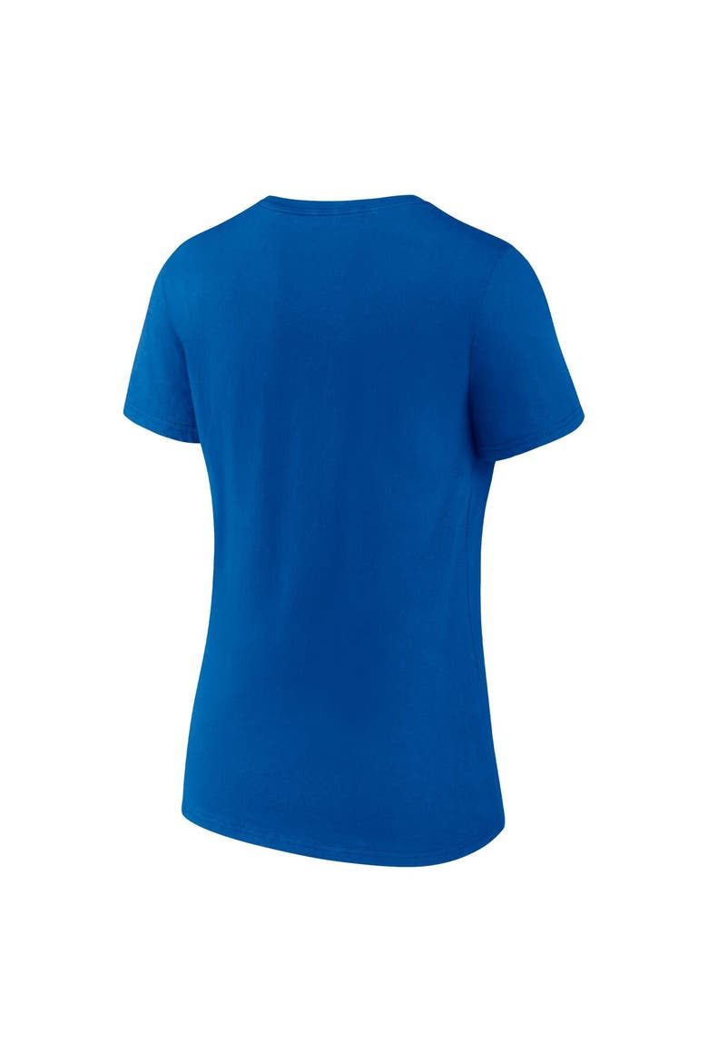 Women's Fanatics Branded Royal Texas Rangers 2023 World Series Champions Hitting Streak V-Neck T-Shirt, Alternate, color, Royal