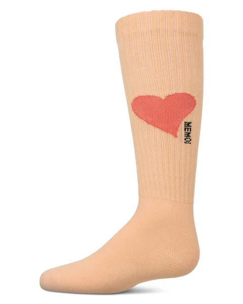 Single Heart Logo Knee High Socks (Toddler, Little Kid & Big Kid)