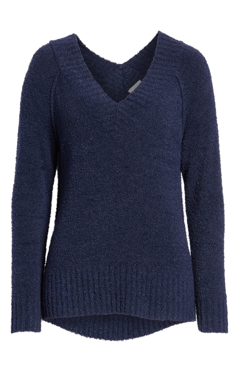 Caslon<sup>®</sup> Plushy Double V-Neck Pullover, Alternate, color, 