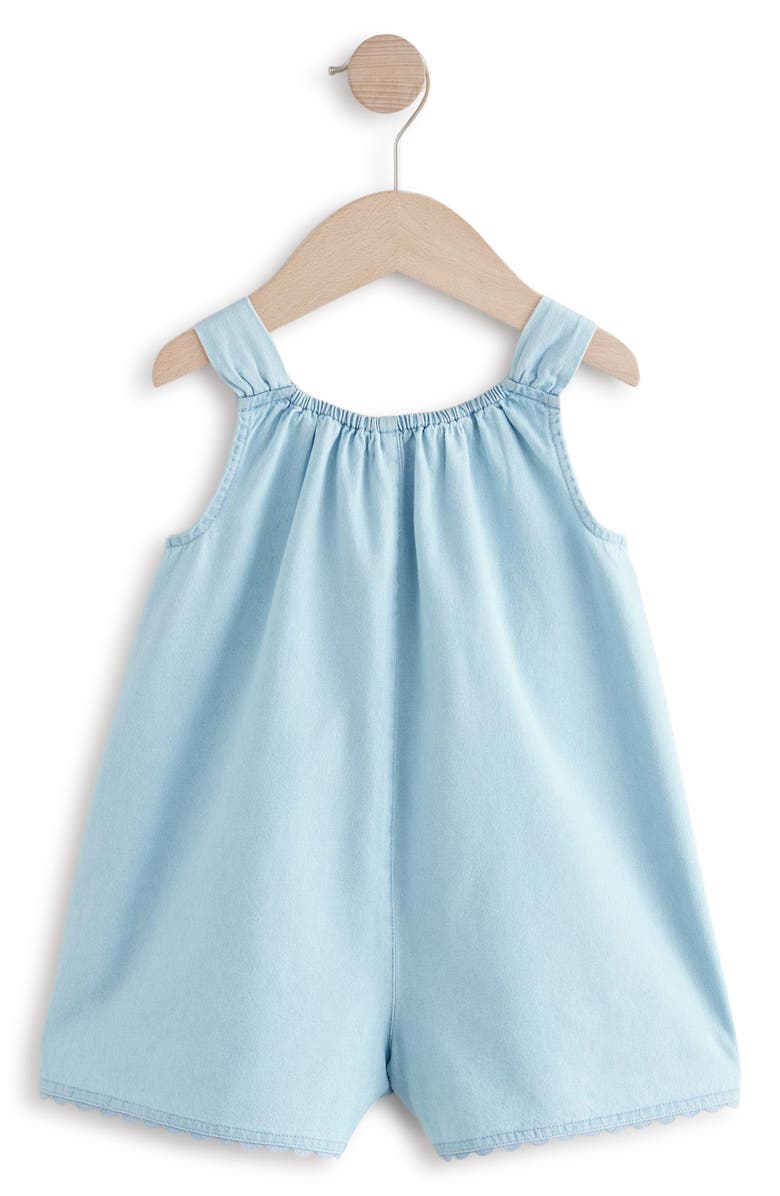 NEXT Kids' Embroidered Denim Jumpsuit, Alternate, color,