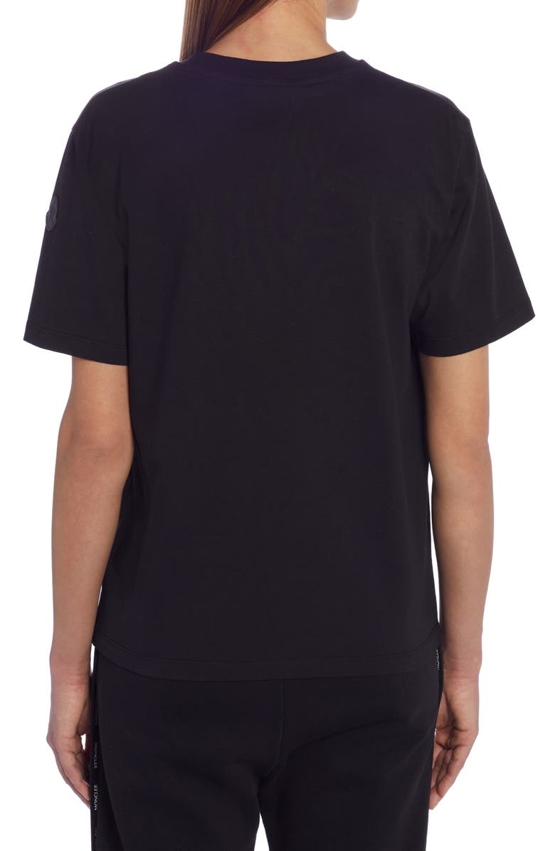 Moncler Oversize Logo Graphic Tee, Alternate, color, 