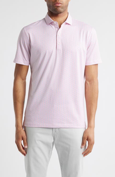 Emillio Geo Print PREP-FORMANCE Golf Polo