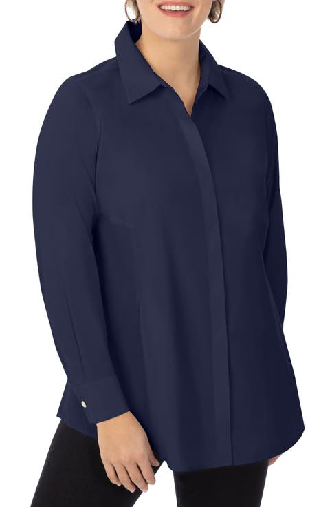 Cici Stretch Tunic Shirt