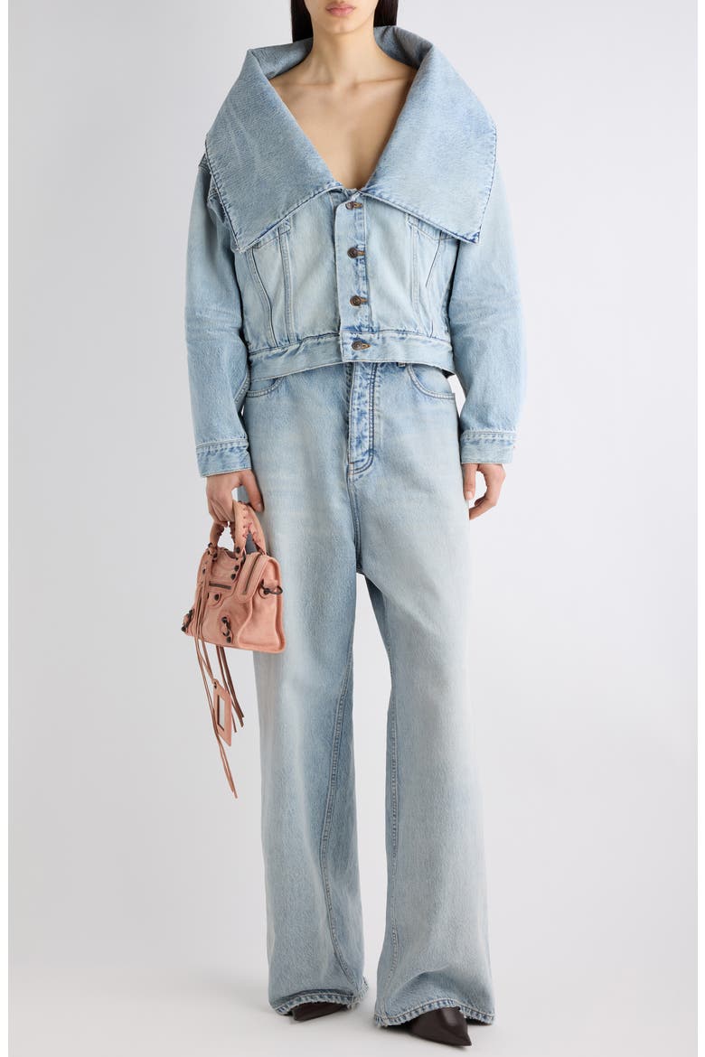 Distressed Baggy Fit Jeans, Alternate, color, 4020 BLEACH LIGHT BLUE