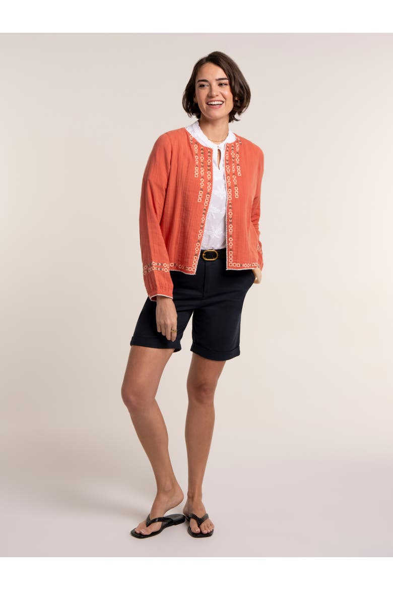 Leia Jacket, Alternate, color, Coral