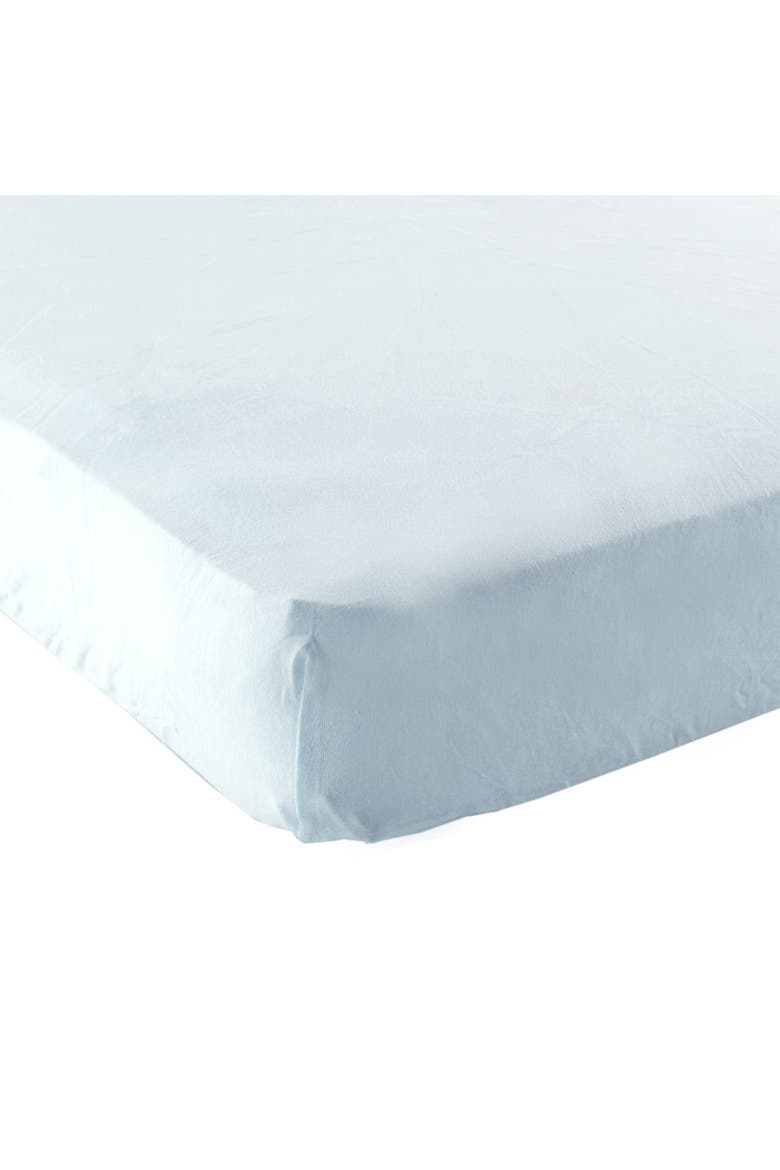 Fitted Playard Sheet, Main, color, Blue