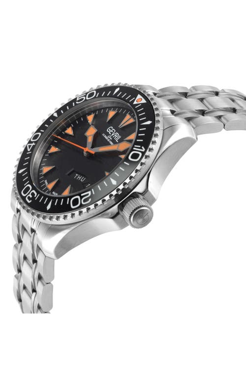 Gevril Hudson Yards Automatic Bracelet Watch, 43mm In Silver