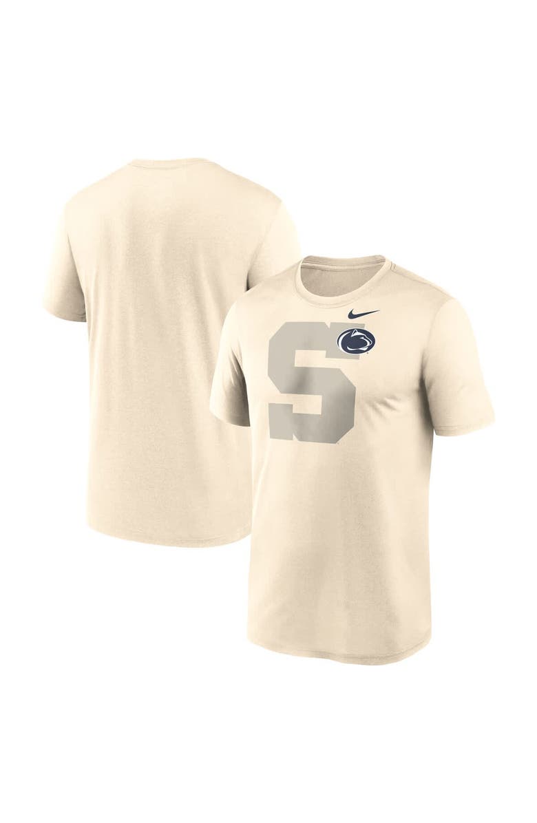 Nike Men's Nike Natural Penn State Nittany Lions Campus Shadow Legend Performance T-Shirt, Alternate, color, Natural