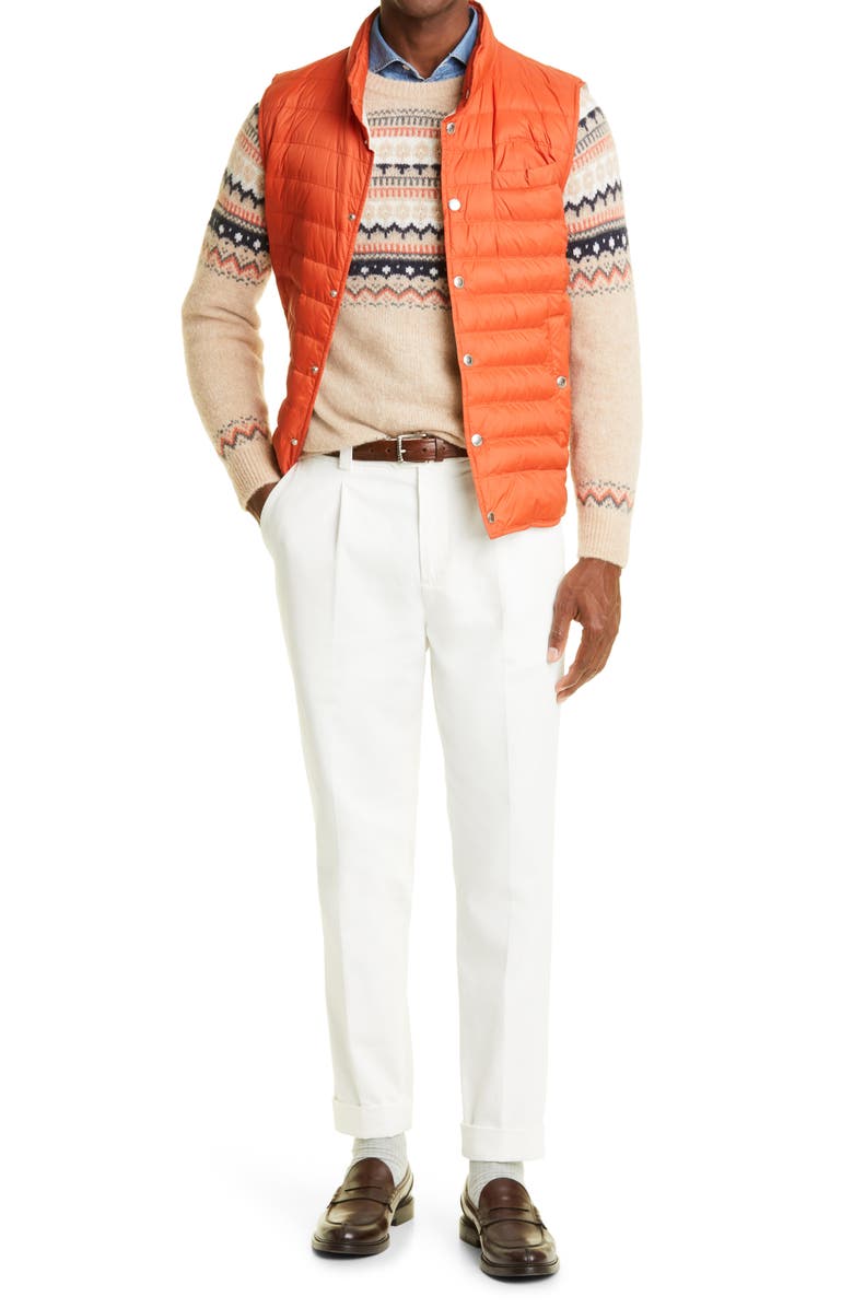 Brunello Cucinelli Snap-Up Denim Western Shirt, Alternate, color, 