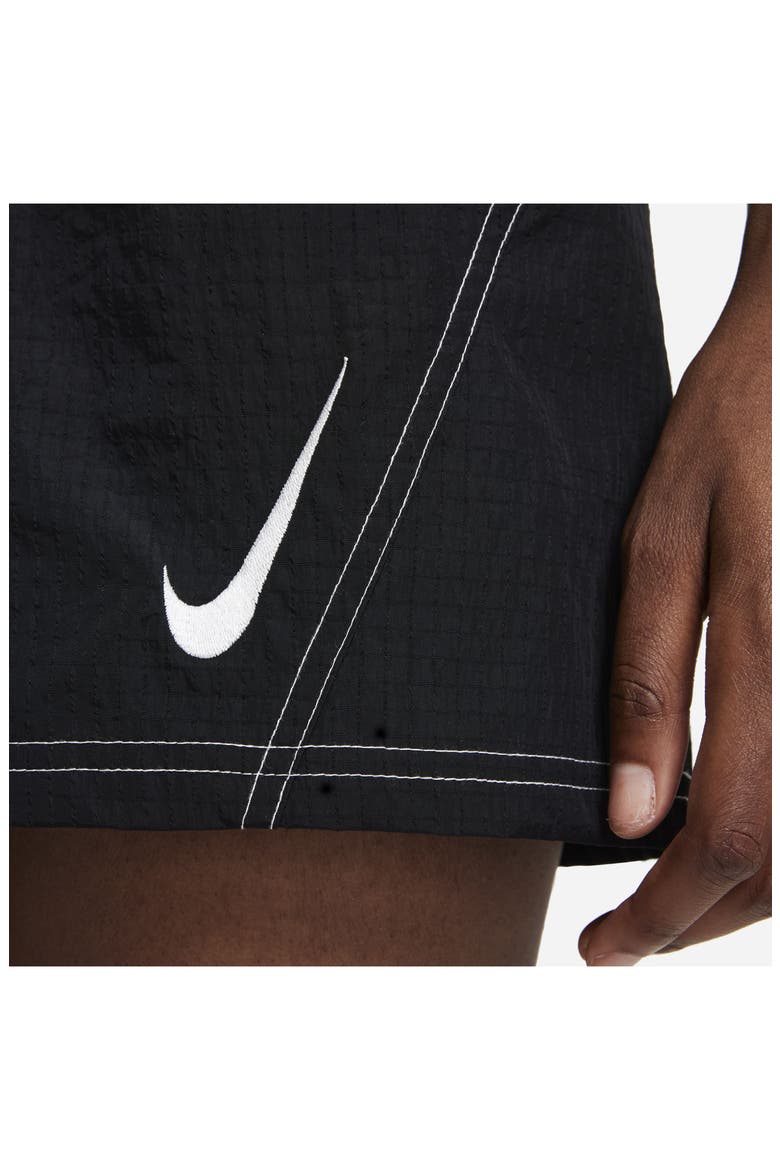 Sportswear Swoosh Repel Shorts, Alternate, color, BLACK/ WHITE/ WHITE