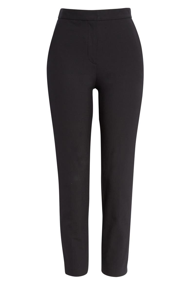 Layla Stretch Ankle Pants, Alternate, color, BLK