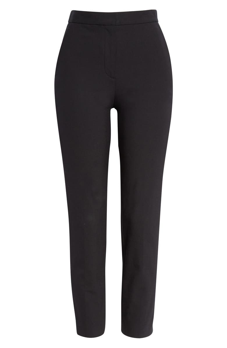 rag & bone Layla Stretch Ankle Pants, Alternate, color, Blk