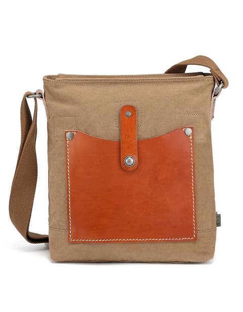 Super Horse Canvas Pocket Crossbody Bag