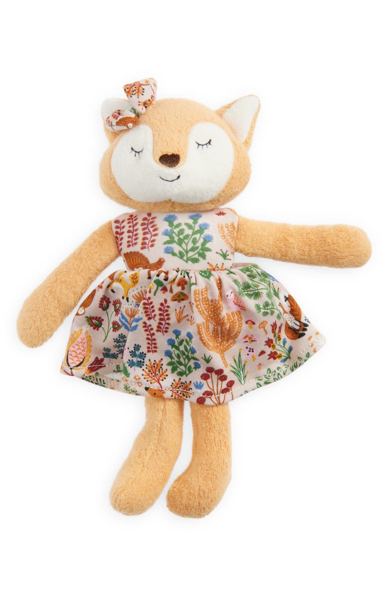 APPLE PARK Little Orange Fox Organic Cotton Stuffed Animal, Main, color, Boho Woodland