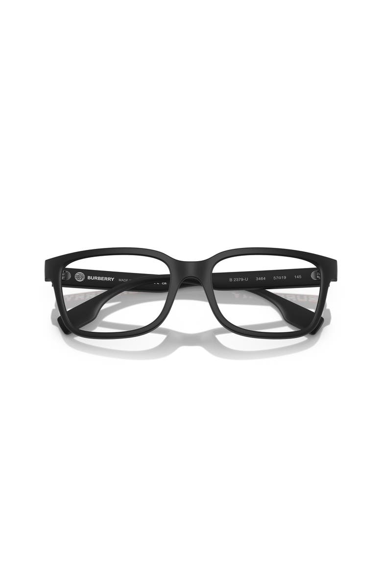 Burberry 57mm Square optical glasses, Alternate, color, Black