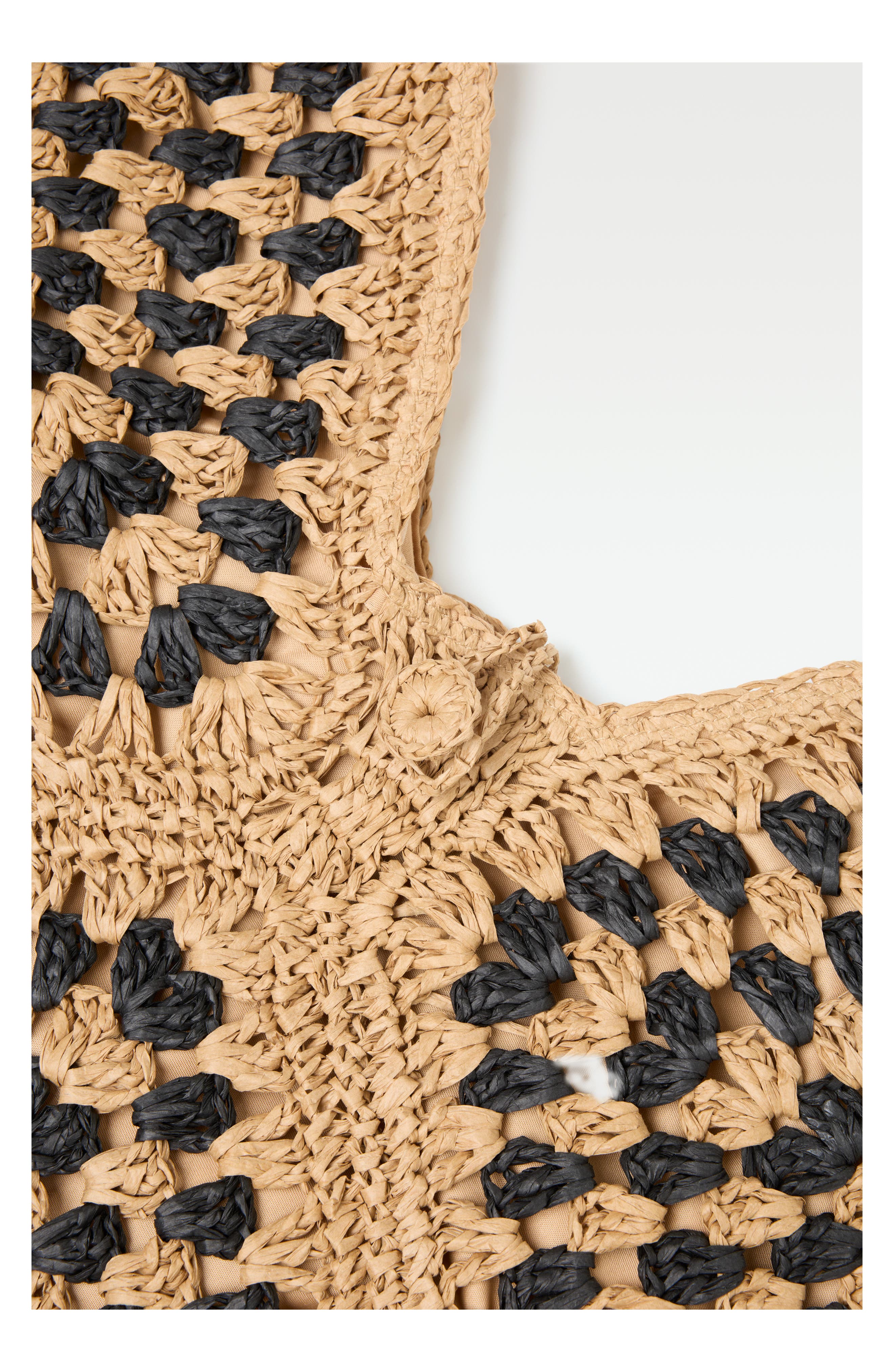 LSPACE Coastline Crochet Beach Bag, Alternate, color, 