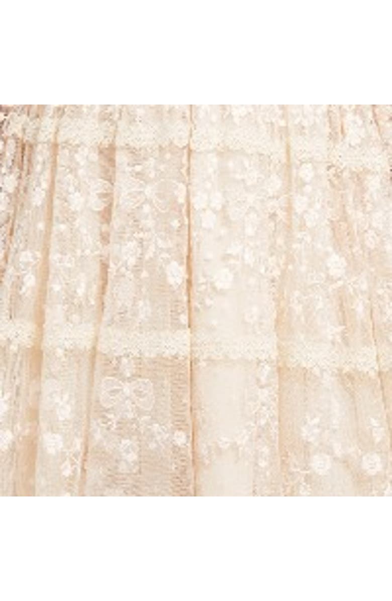 Needle & Thread Celestia Ribbon Kids Dress, Alternate, color, Champagne