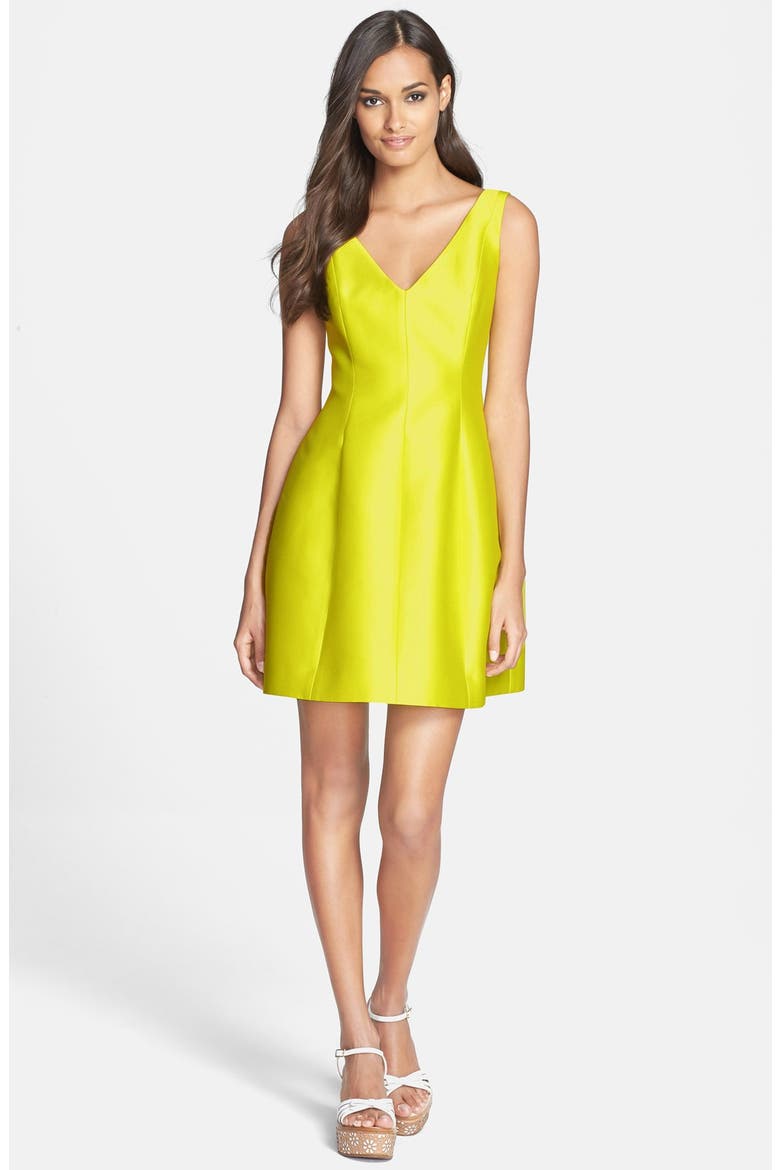 woven a-line dress, Main, color, CUBANELLE