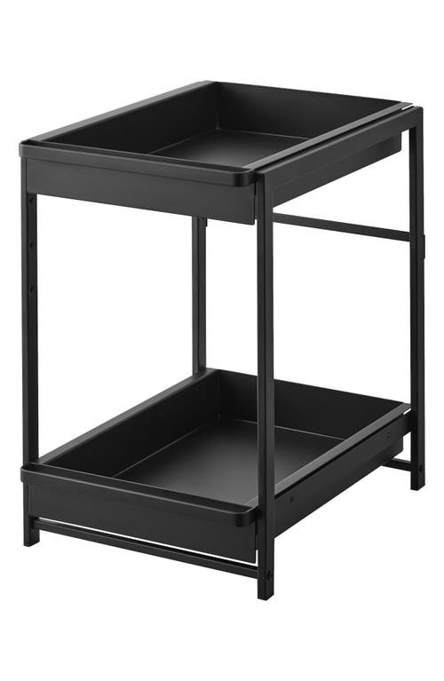 Yamazaki 2-tier Pull Out Shelf In Black