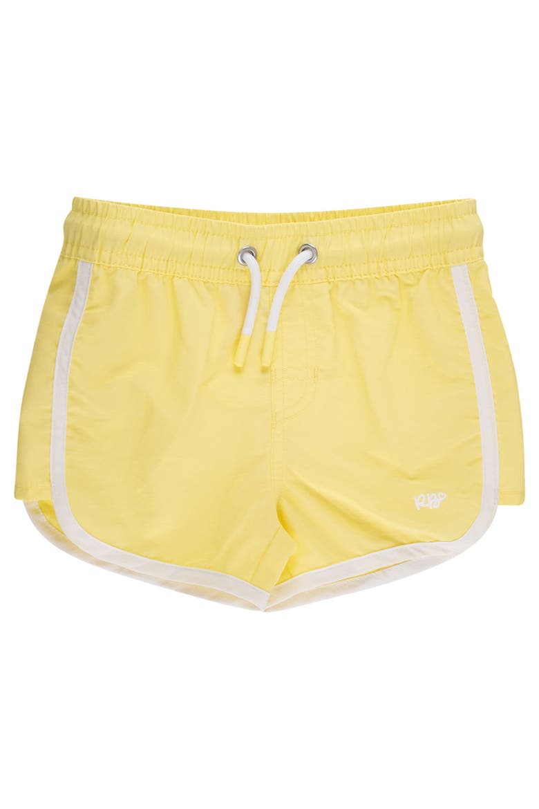 Girls UPF50+ Board Shorts, Main, color, Banana
