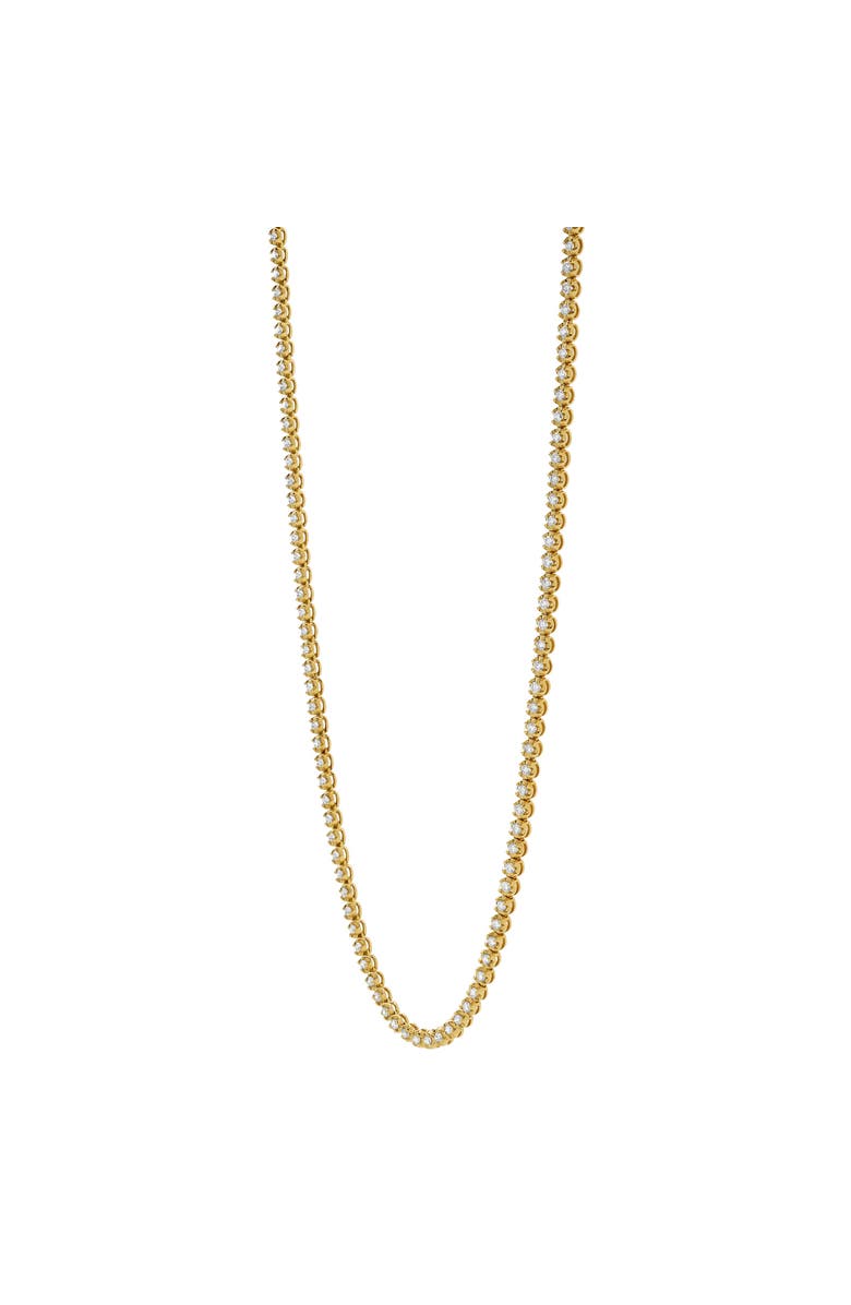 LuvMyJewelry LMJ 14K Yellow Gold Diamond Tennis Chain - 4 Carats, Alternate, color, 14K Yellow Gold