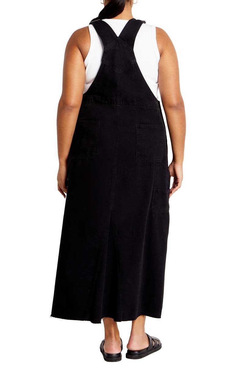 City Chic Pinafore Maxi Dress, Alternate, color,