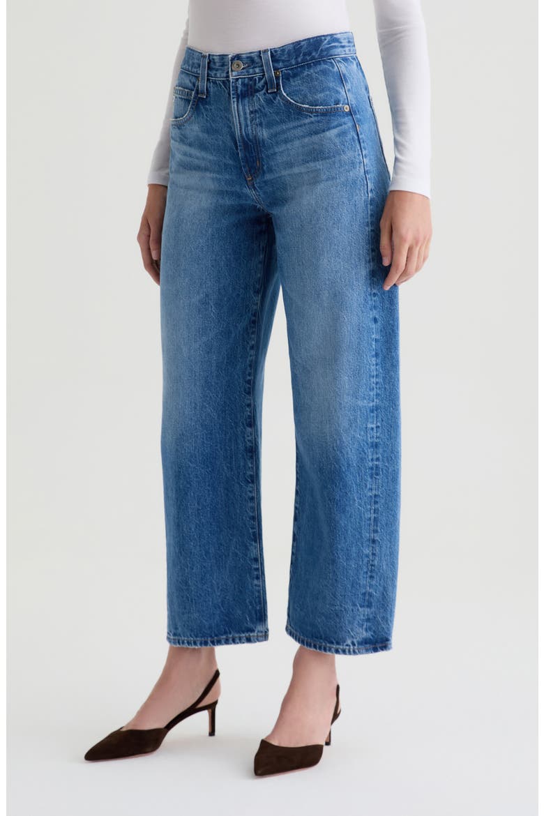 Hattie High Waist Barrel Leg Jeans, Alternate, color, CANDID