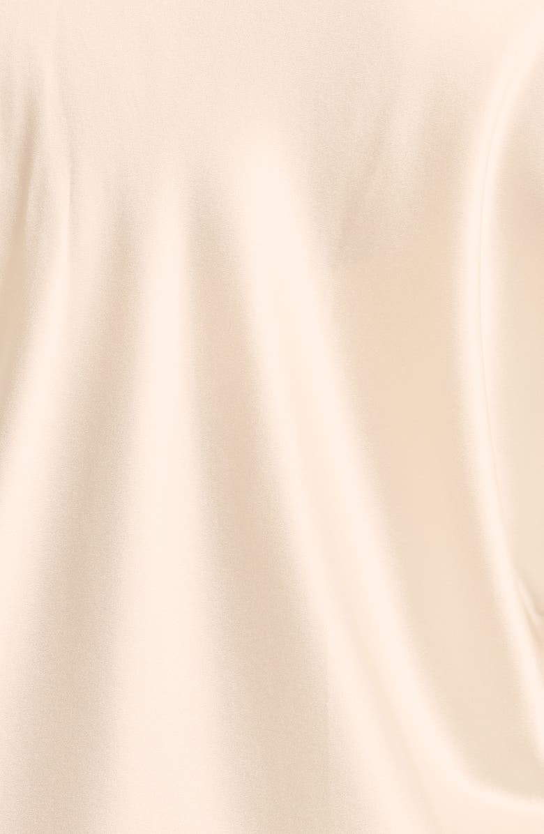 Vince Fitted Silk Button-Up Blouse, Alternate, color, 