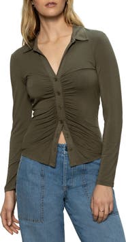 Sanctuary Dreamgirl Button-Up Top
