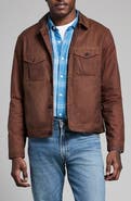 Billy Reid Waxed Herringbone Members Jacket